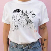 Camiseta de Verano Unisex Studio Ghibli My Neighbor Totoro Kawaii - GambareG