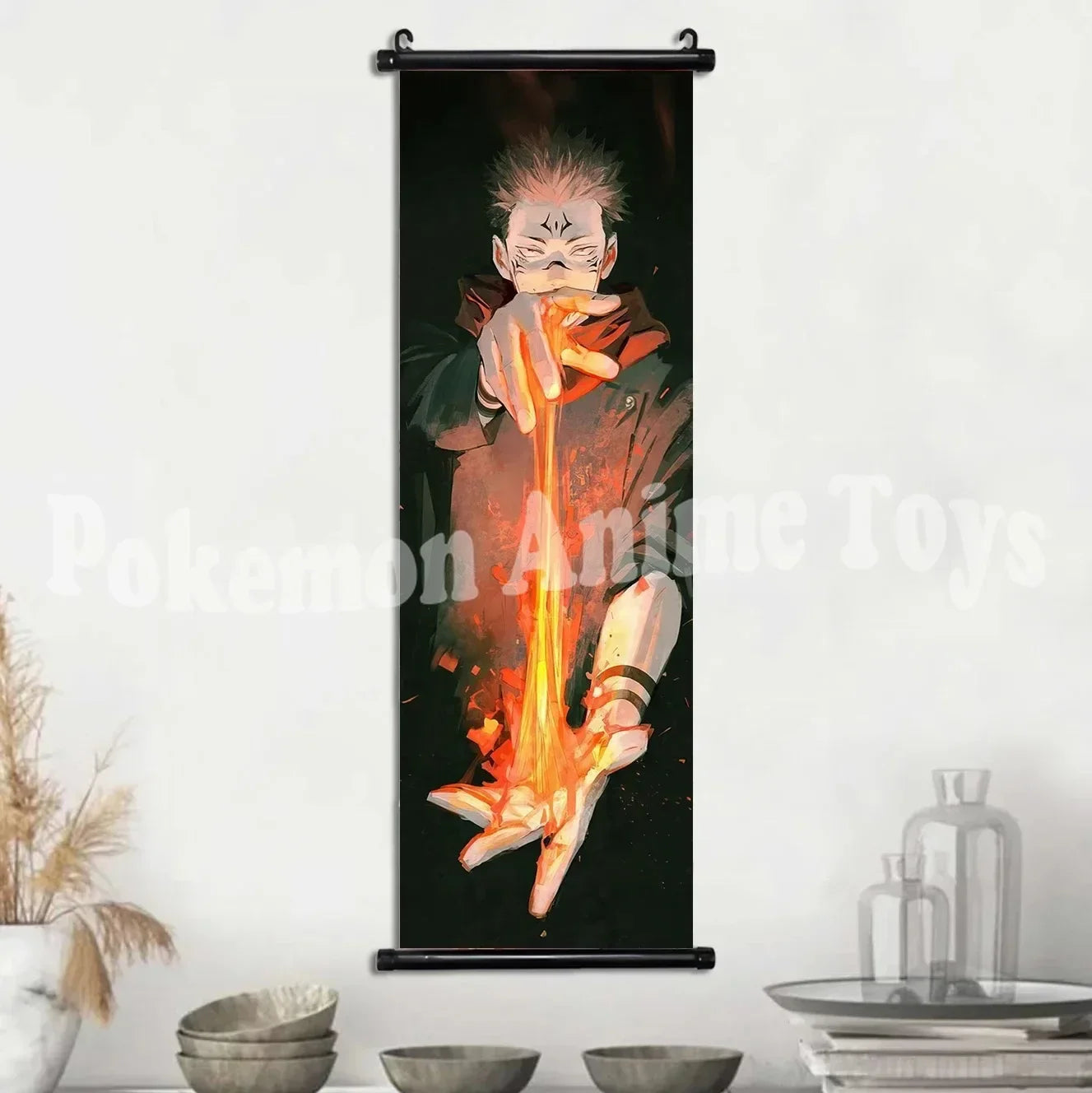 Mural Colgante Gojo Satoru de Jujutsu Kaisen para Decoración de Pared