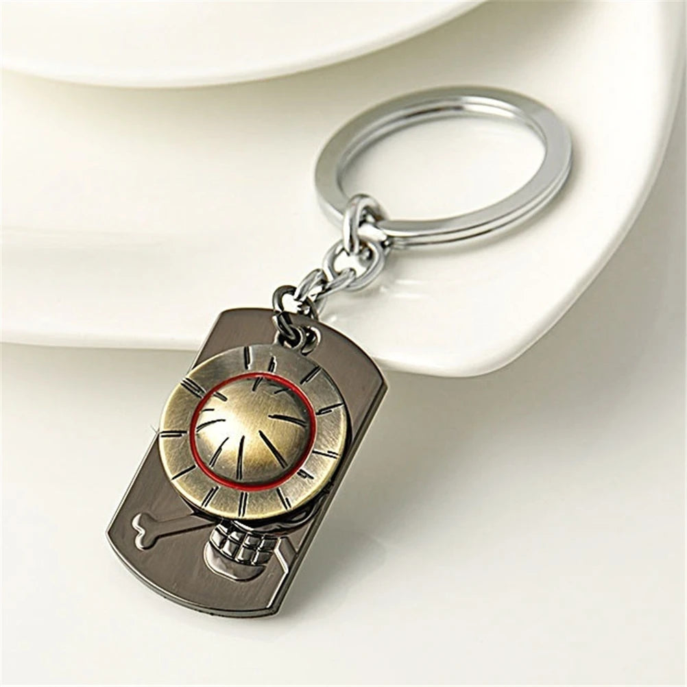 Llave Luffy One Piece - Llavero de Acero Inoxidable para Fans del Anime