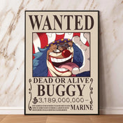 Póster One Piece WANTED