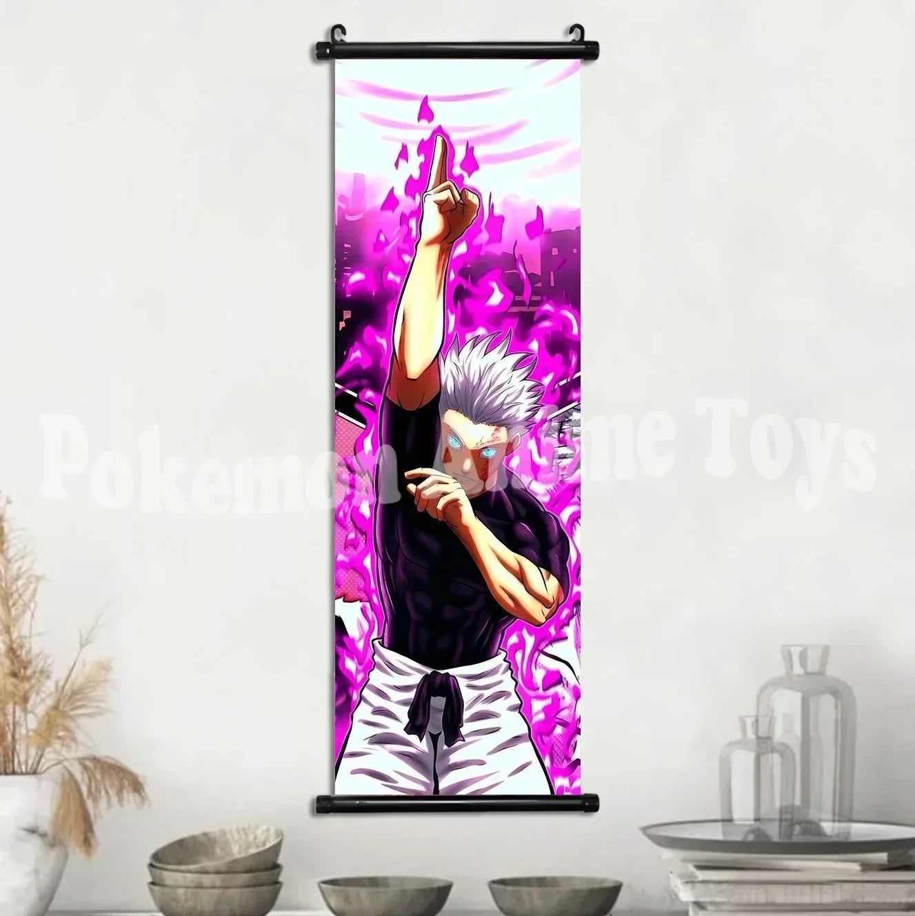 Mural Colgante Gojo Satoru de Jujutsu Kaisen para Decoración de Pared
