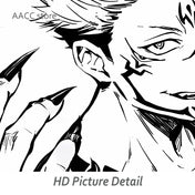Posters Abstractos de Jujutsu Kaisen en Lienzo - Arte Japonés Exclusivo