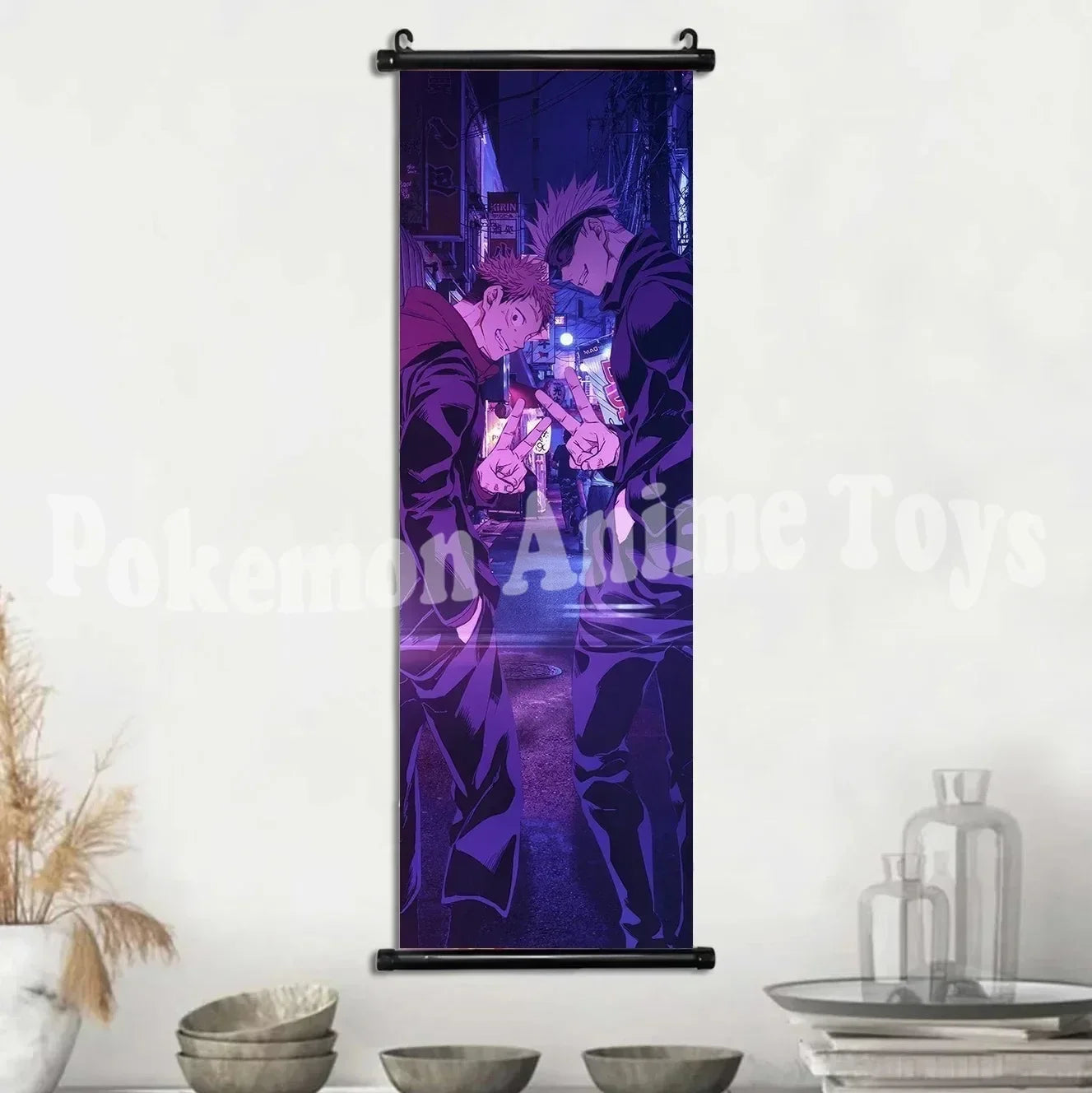 Mural Colgante Gojo Satoru de Jujutsu Kaisen para Decoración de Pared