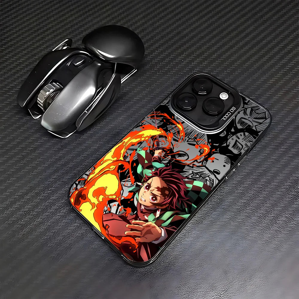 Funda Exclusiva Anime D-Demon Slayers Tanjiro para Xiaomi Redmi Note 8 a 14 Pro Plus