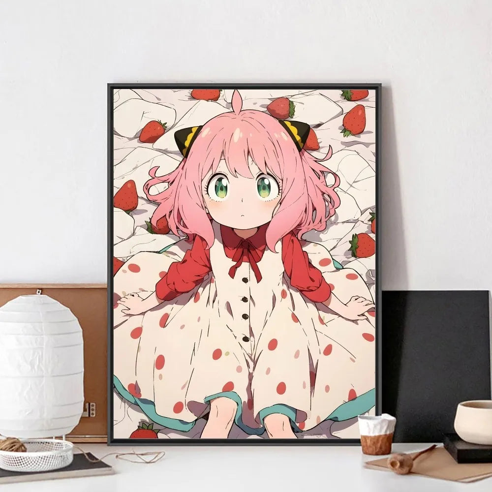 Póster Vintage Anime Spy x Family en Papel Premium - Decoración Elegante