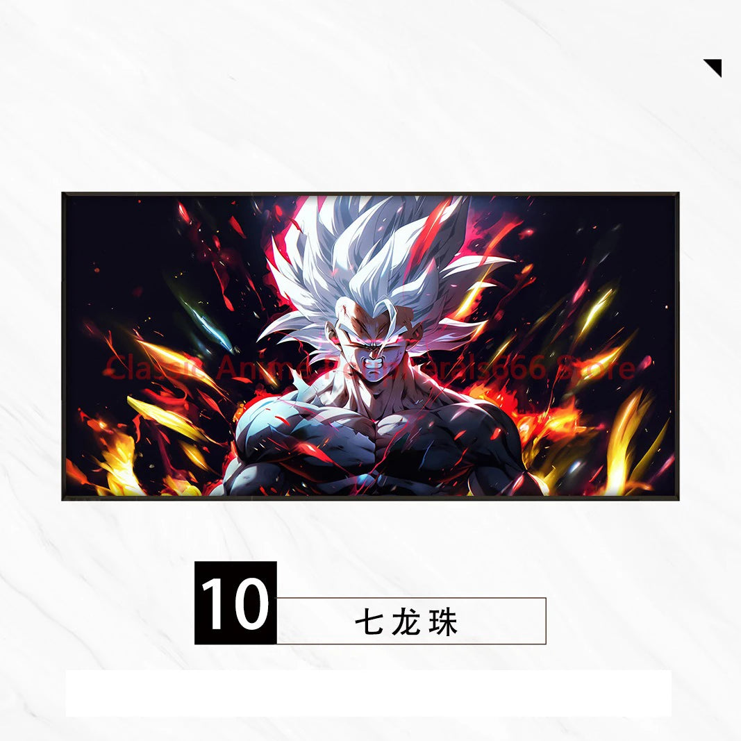 Pintura Colgante Dragon Ball Super Saiyan para Niños y Salones
