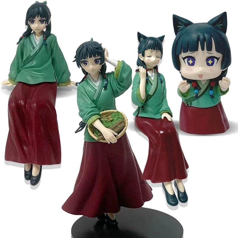 Figura de Maomao 17cm - Edición Especial Anime The Apothecary Diaries (4 Piezas) - GambareG