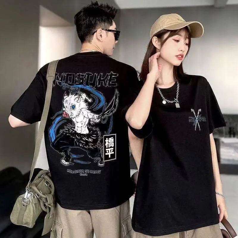 Camiseta Oversize Vintage Demon Slayer - Kimetsu No Yaiba - GambareG