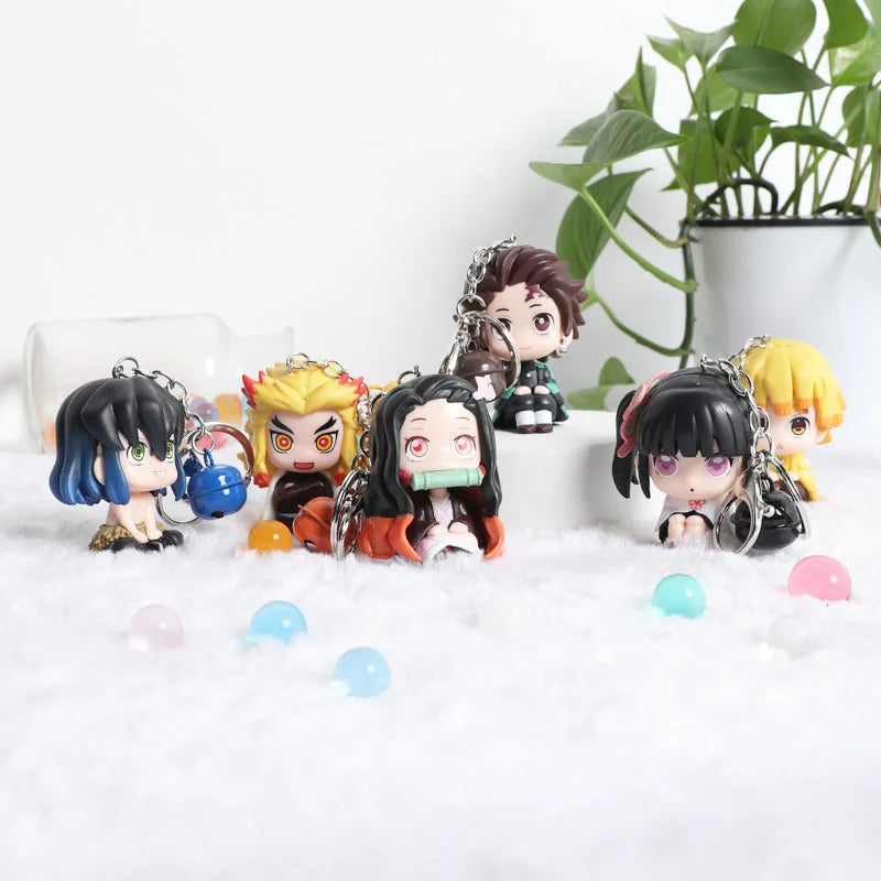Llavero Exclusivo Demon Slayer Kamado Tanjirou y Nezuko - Accesorio de Cosplay