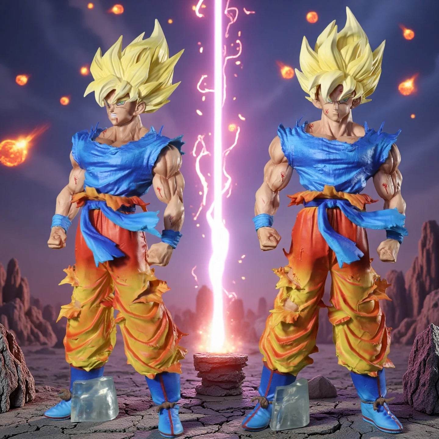 Figura Coleccionable de Son Goku Super Saiyan 27 cm en PVC - GambareG