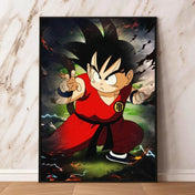 Arte de Pared Exclusivo Dragon Ball Goku para Decoración Moderna - GambareG